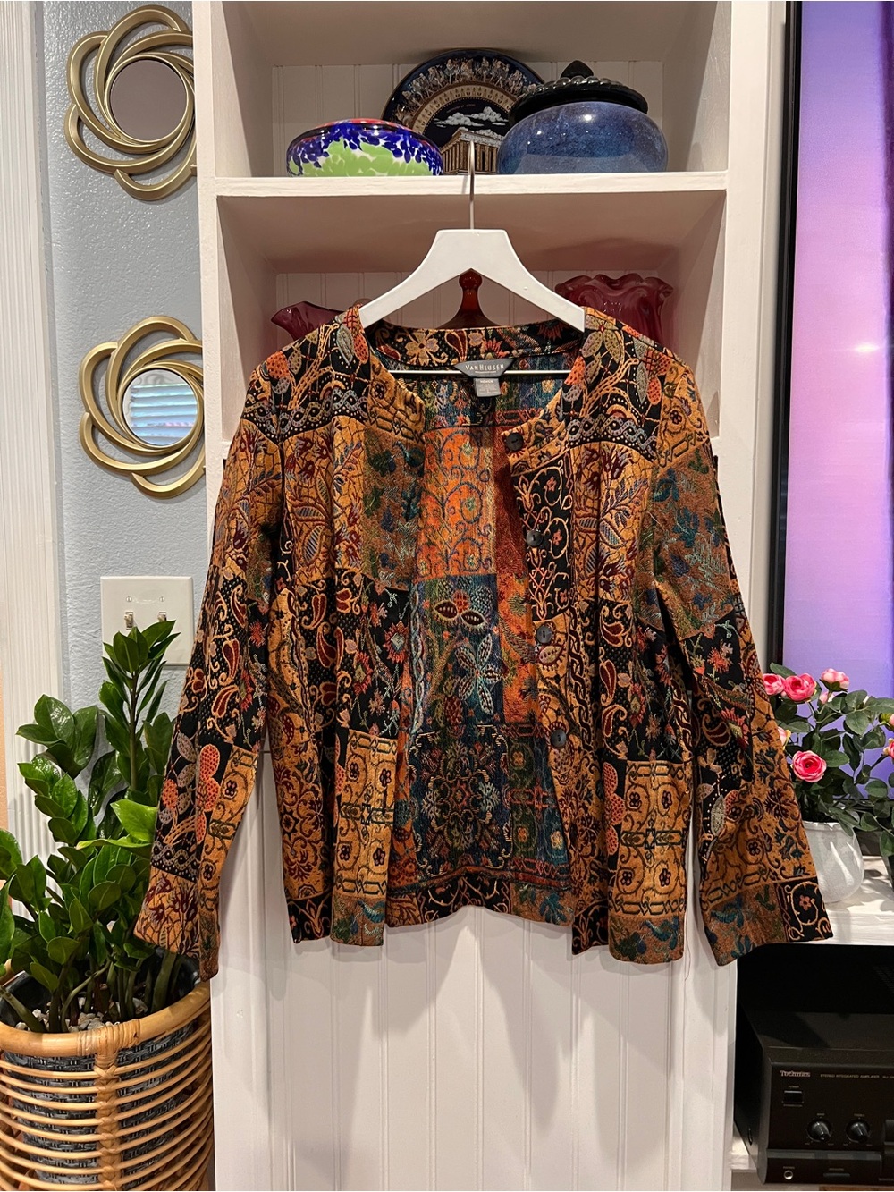 Van Huesen Brocade Tapestry Blazer/Jacket